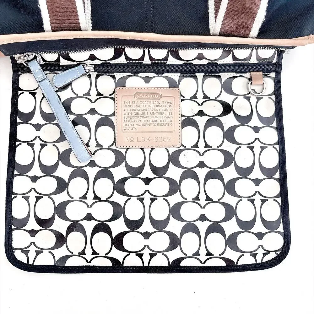 COACH Y2K HAMPTON WEEKENDER LARGE ADJUSTABLE TOTE TRAVEL BAG